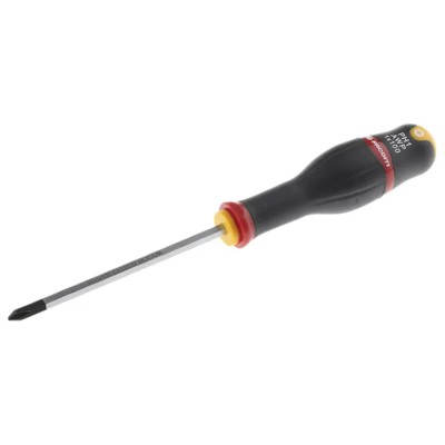 Facom Standard Phillips Screwdriver PH1 Tip 100mm Blade 209mm Overall Length ATWPH1X100