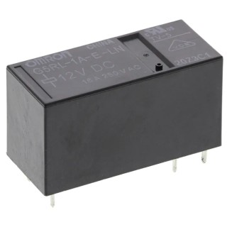 Omron PCB Power Relay SPST 12V DC Coil 16A Switching Current Low Profile G5RL-1A-E-LN DC12BYOMZ