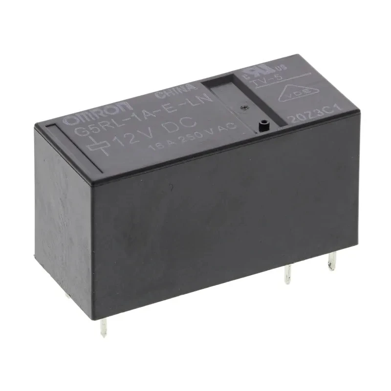 Omron PCB Power Relay SPST 12V DC Coil 16A Switching Current Low Profile G5RL-1A-E-LN DC12BYOMZ