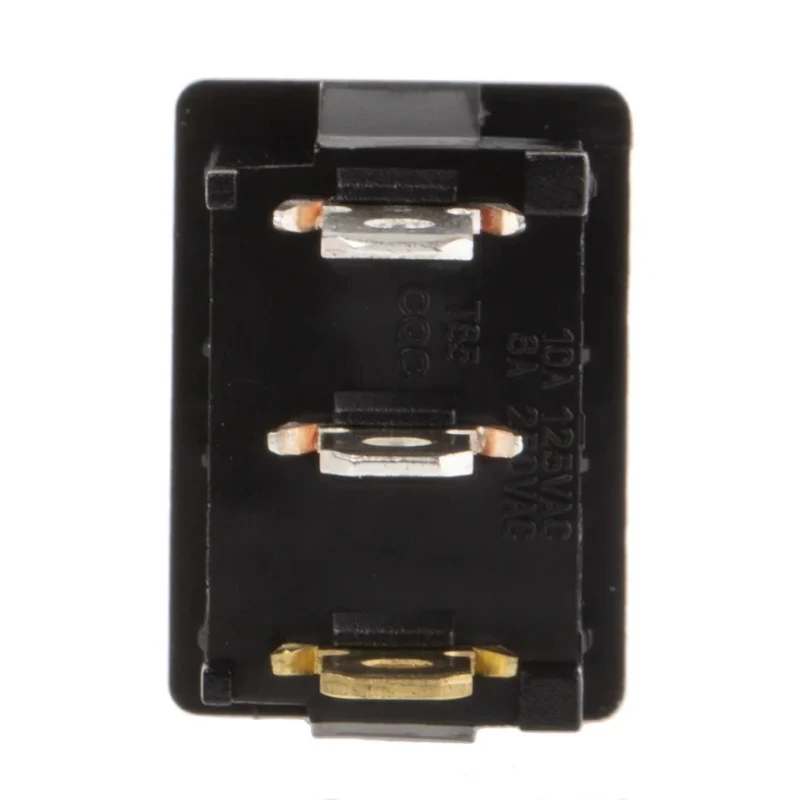 RS PRO Illuminated Green Rocker Switch Panel SPST, On-Off, Nylon Housing, 10A, 250V AC, Quick Connect, IP66 419-788