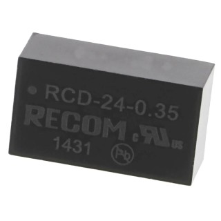Recom DC/DC LED Driver, Enclosed, Surface Mount, IP67, 1 Output, 35V DC, PWM, 12.25W, 