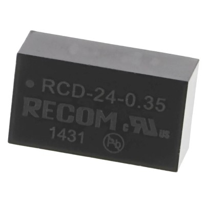Recom DC/DC LED Driver, Enclosed, Surface Mount, IP67, 1 Output, 35V DC, PWM, 12.25W, 