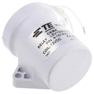 TE Connectivity Contactor, 12V DC Coil, 1-Pole, 100A, 5.5W, 900V, SPST LEV100