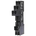 TE Connectivity RT78 8 Way DIN Rail Relay Socket, Spring Clamp, 240V AC, 16A, For Use With RT Series, 