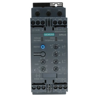 Siemens 3RW40 Soft Starter 480V AC, 22 kW, 3 Phase, Chassis Mount, IP20, 170mm x 55mm, Model 3RW4036-1BB14