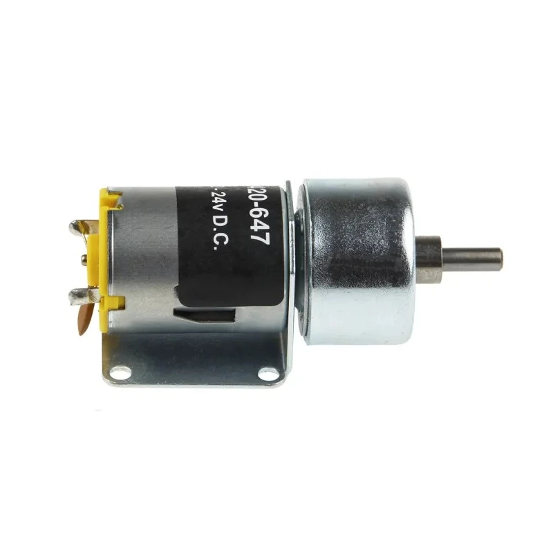 RS Pro Brushed Geared DC Motor 1.31W 12V DC 15Ncm 8rpm 6mm Shaft Spur Gear 420-647