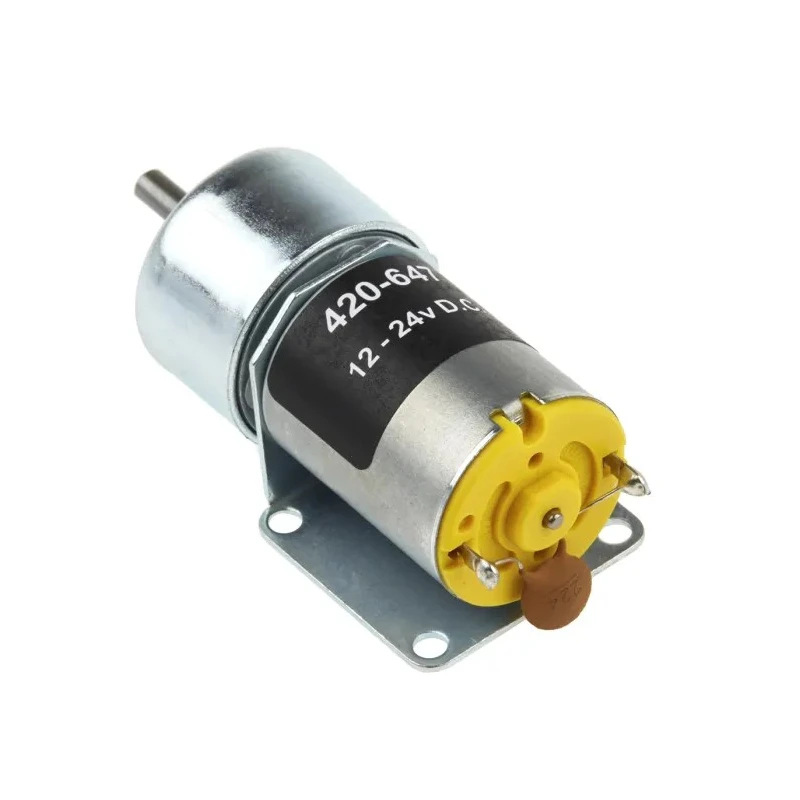 RS Pro Brushed Geared DC Motor 1.31W 12V DC 15Ncm 8rpm 6mm Shaft Spur Gear 420-647