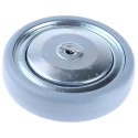 Tente Grey Rubber Trolley Wheel 100kg, Ball Bearing, 125mm Diameter, 32mm Width 000162