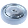 Tente Grey Rubber Trolley Wheel 100kg, Ball Bearing, 125mm Diameter, 32mm Width 000162