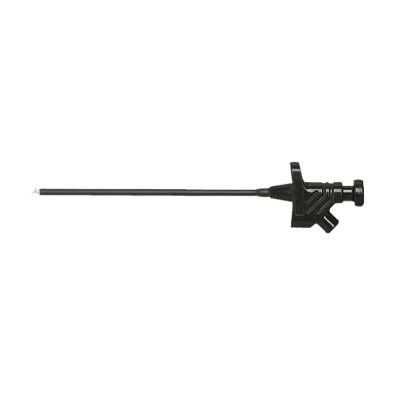 Hirschmann Test & Measurement Black Screw Socket Hook Clip, 77 mm Tip, 50V 10A, Spring-Loaded Probe 930 111-100