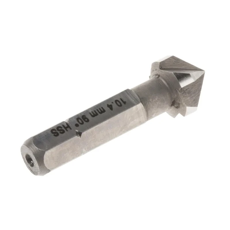 RS PRO High Speed Steel Drill Bit 10.4 mm Head Diameter, 5 Flutes, 90° Countersink Angle, 31 mm Overall Length, 423-832