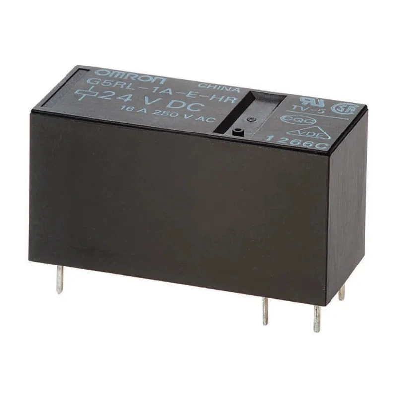 Omron PCB Power Relay 5V DC Coil 16A SPDT Low Profile Silver Alloy Contacts G5RL-1-E-HR DC5
