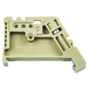 Deutsch EW Series End Stop, Polyamide 66, Beige, DIN Rail Terminal Blocks, ATEX 0383560000