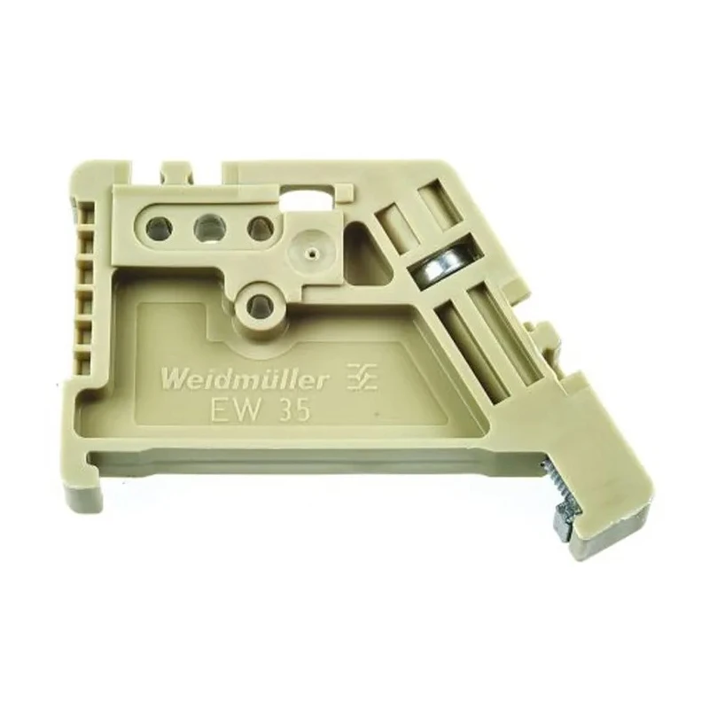 Deutsch EW Series End Stop, Polyamide 66, Beige, DIN Rail Terminal Blocks, ATEX 0383560000