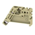 Deutsch EW Series End Stop, Polyamide 66, Beige, DIN Rail Terminal Blocks, ATEX 0383560000