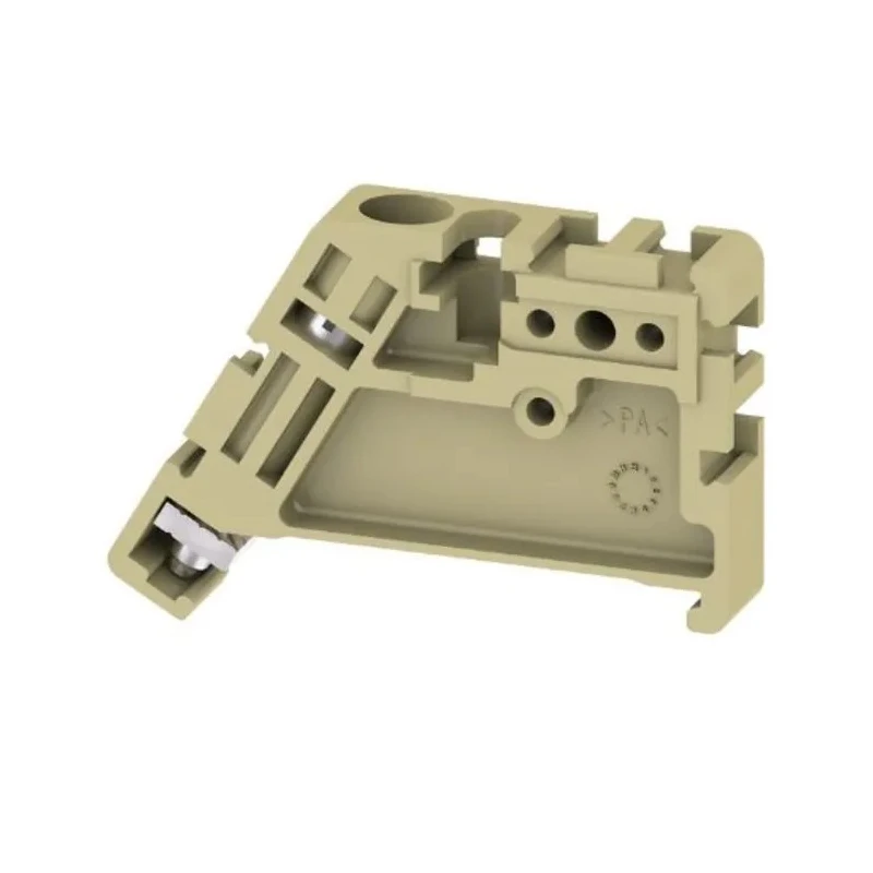Deutsch EW Series End Stop, Polyamide 66, Beige, DIN Rail Terminal Blocks, ATEX 0383560000