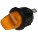 RS PRO Panel Mount Illuminated Toggle Switch SPST, On-Off, Tab Terminal, 12V DC, 125V AC 419-849