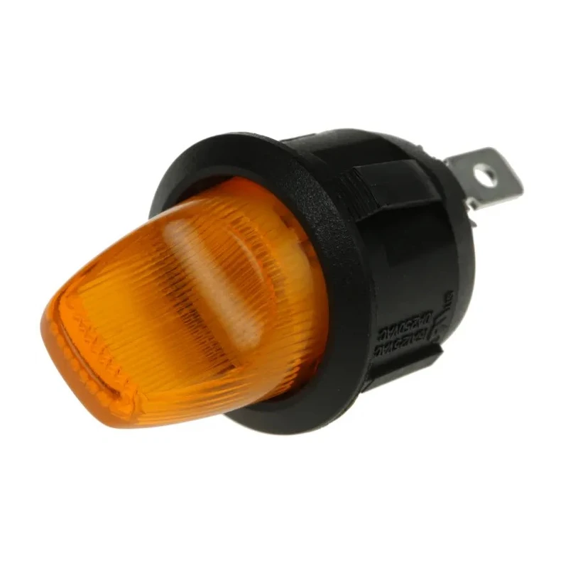RS PRO Panel Mount Illuminated Toggle Switch SPST, On-Off, Tab Terminal, 12V DC, 125V AC 419-849