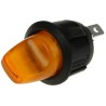 RS PRO Panel Mount Illuminated Toggle Switch SPST, On-Off, Tab Terminal, 12V DC, 125V AC 419-849