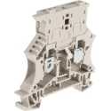 Weidmüller WSI Series Fused DIN Rail Terminal, 1-Level, Dark Beige, 6mm², 500V, Screw, 6.3A 1011000000