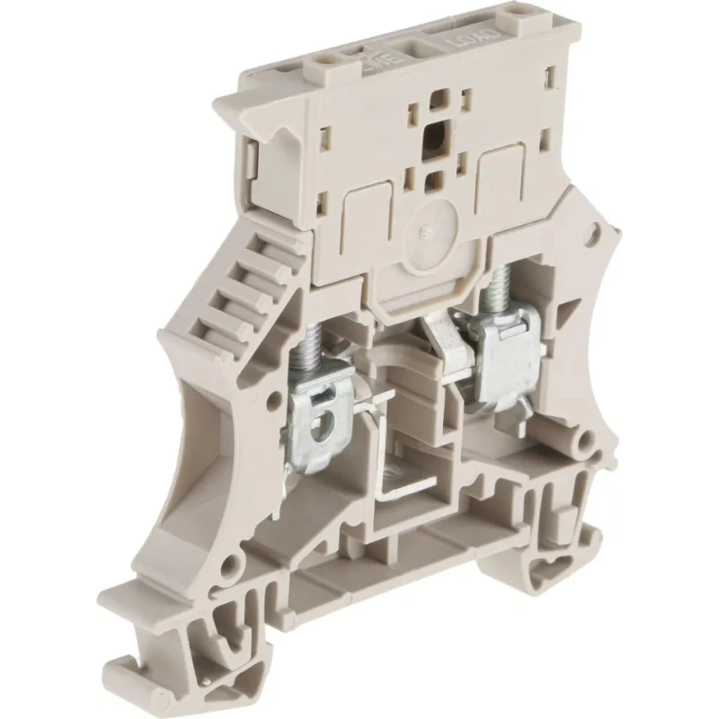 Weidmüller WSI Series Fused DIN Rail Terminal, 1-Level, Dark Beige, 6mm², 500V, Screw, 6.3A 1011000000