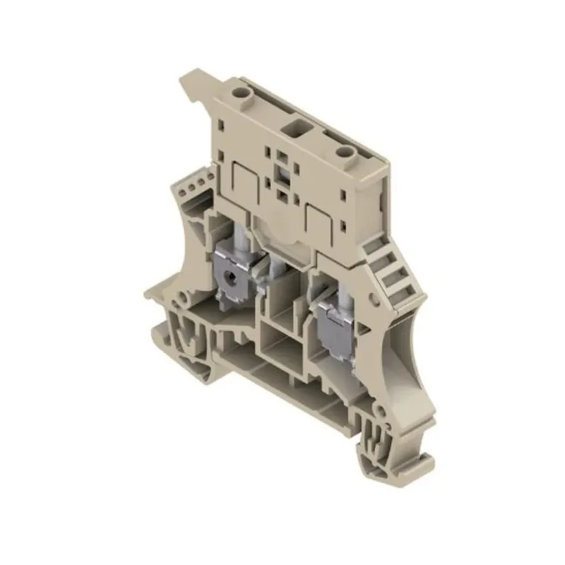 Weidmüller WSI Series Fused DIN Rail Terminal, 1-Level, Dark Beige, 6mm², 500V, Screw, 6.3A 1011000000