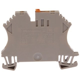 Weidmüller Disconnect Terminal Block Brown 2.5mm² 1-Level Screw Type 500V WTR Series 1855610000