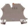 Weidmüller Disconnect Terminal Block Brown 2.5mm² 1-Level Screw Type 500V WTR Series 1855610000