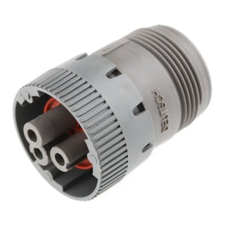 Deutsch HD10 Series Circular Connector, 3 Contacts Cable Mount, Plug Female IP67 27.15 mm HD16-3-96S