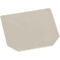Weidmüller W Series End Cover for DIN Rail Terminal Blocks, Dark Beige, Wemid, ATEX, 1050100000