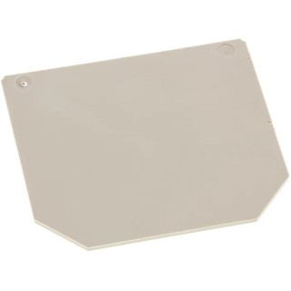 Weidmüller W Series End Cover for DIN Rail Terminal Blocks, Dark Beige, Wemid, ATEX, 1050100000