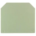 Weidmüller W Series End Cover for DIN Rail Terminal Blocks, Dark Beige, Wemid, ATEX, 1050100000