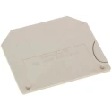 Weidmüller W Series End Cover for DIN Rail Terminal Blocks, Dark Beige, Wemid, ATEX, 1050100000
