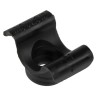 HellermannTyton Black Polyamide 66 Cable Clip, Cradle Type, Screw Mount, 25 mm x 15.5 mm x 14 mm 201-10010 C1-PA6HIR-BK