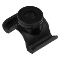 HellermannTyton Black Polyamide 66 Cable Clip, Cradle Type, Screw Mount, 25 mm x 15.5 mm x 14 mm 201-10010 C1-PA6HIR-BK