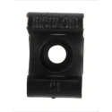 HellermannTyton Black Polyamide 66 Cable Clip, Cradle Type, Screw Mount, 25 mm x 15.5 mm x 14 mm 201-10010 C1-PA6HIR-BK