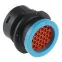 Deutsch 31-Contact Cable Circular Connector, Socket, Male, 1.59 mm, IP67, 13A, 250V, HD20 Series HDP24-24-31PE-L017