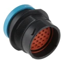 Deutsch 31-Contact Cable Circular Connector, Socket, Male, 1.59 mm, IP67, 13A, 250V, HD20 Series HDP24-24-31PE-L017