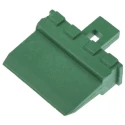 Deutsch DT Series Plastic Polybutylene Terephthalate Female 8-Way Wedge Lock, Green, Straight Orientation W8P