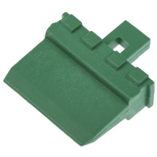 Deutsch DT Series Plastic Polybutylene Terephthalate Female 8-Way Wedge Lock, Green, Straight Orientation W8P