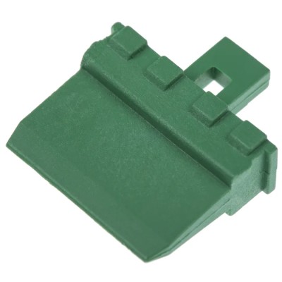 Deutsch DT Series Plastic Polybutylene Terephthalate Female 8-Way Wedge Lock, Green, Straight Orientation W8P