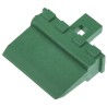 Deutsch DT Series Plastic Polybutylene Terephthalate Female 8-Way Wedge Lock, Green, Straight Orientation W8P