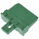 Deutsch DT Series Plastic Polybutylene Terephthalate Female 8-Way Wedge Lock, Green, Straight Orientation W8P