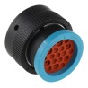 Deutsch Circular Connector, 19 Contacts, Cable Mount, 2.39 mm, Plug Female, IP67, Thermoplastic, 25A HDP26-24-19SE-L017