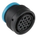 Deutsch Circular Connector, 19 Contacts, Cable Mount, 2.39 mm, Plug Female, IP67, Thermoplastic, 25A HDP26-24-19SE-L017