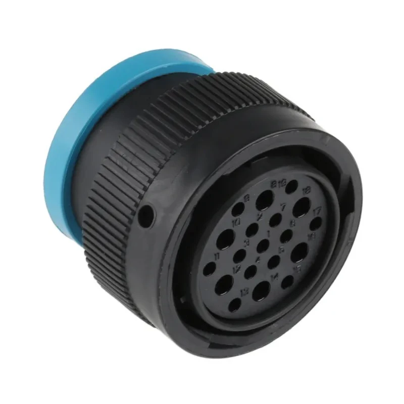 Deutsch Circular Connector, 19 Contacts, Cable Mount, 2.39 mm, Plug Female, IP67, Thermoplastic, 25A HDP26-24-19SE-L017