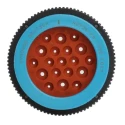 Deutsch Circular Connector, 19 Contacts, Cable Mount, 2.39 mm, Plug Female, IP67, Thermoplastic, 25A HDP26-24-19SE-L017