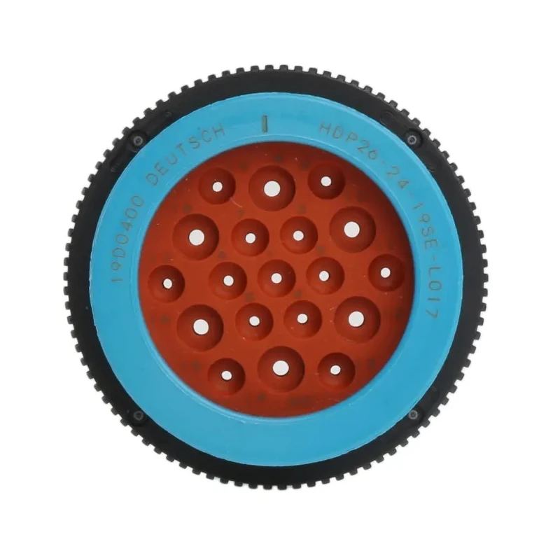 Deutsch Circular Connector, 19 Contacts, Cable Mount, 2.39 mm, Plug Female, IP67, Thermoplastic, 25A HDP26-24-19SE-L017