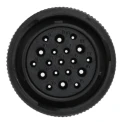 Deutsch Circular Connector, 19 Contacts, Cable Mount, 2.39 mm, Plug Female, IP67, Thermoplastic, 25A HDP26-24-19SE-L017
