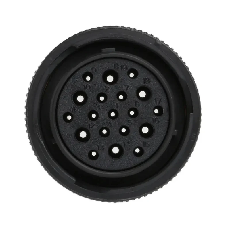 Deutsch Circular Connector, 19 Contacts, Cable Mount, 2.39 mm, Plug Female, IP67, Thermoplastic, 25A HDP26-24-19SE-L017